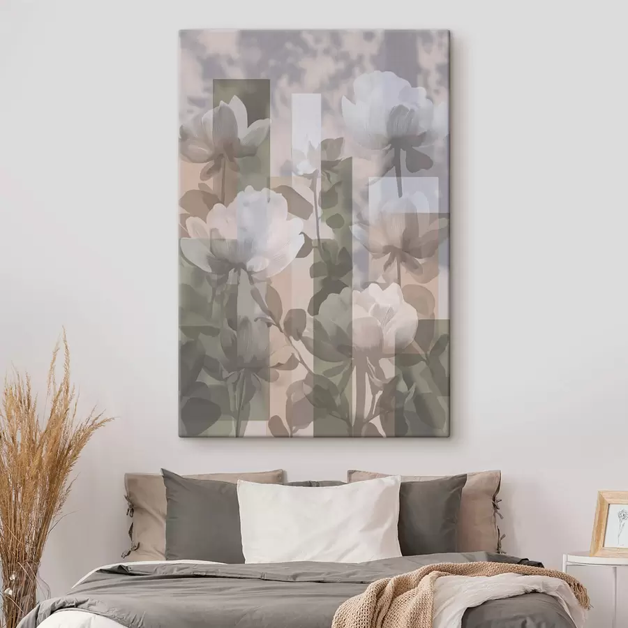 Картина Абстракція з квітами s47661