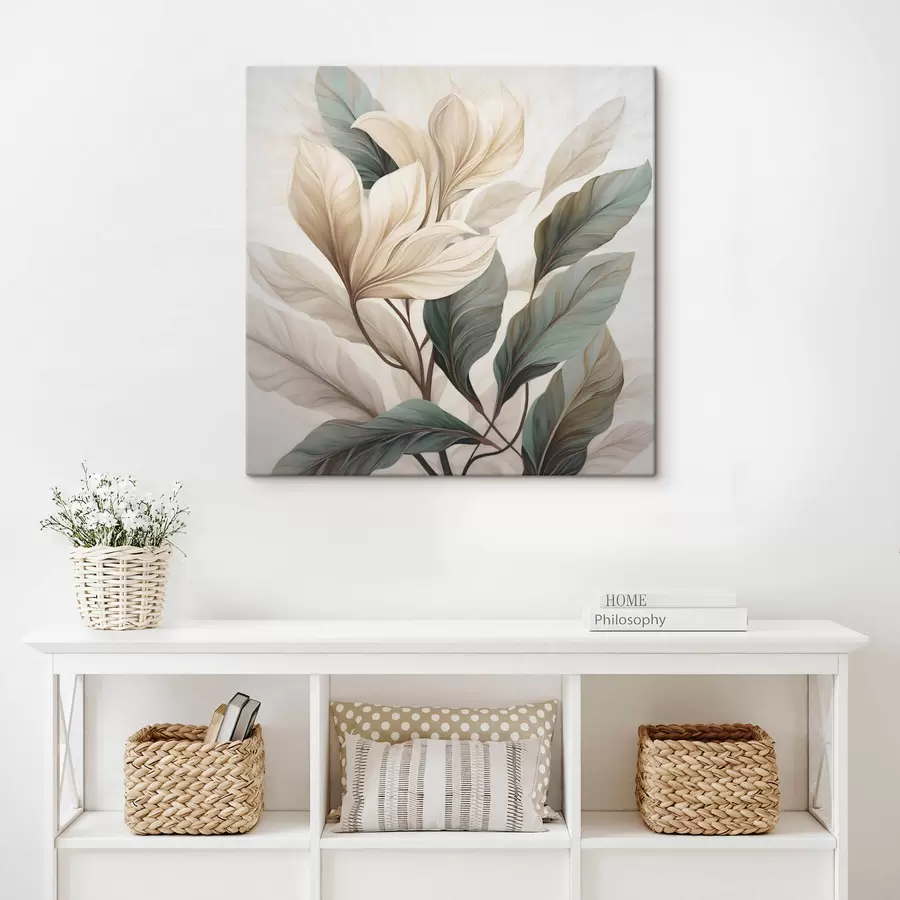 Картина Квіти з листям s47668