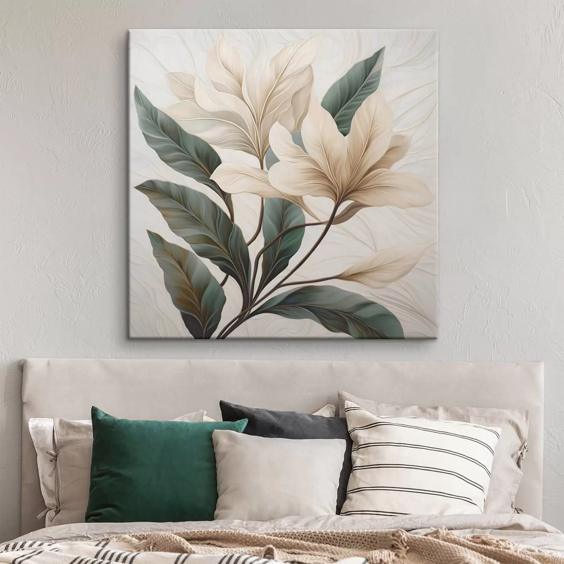 Картина Квіти з листям s47669