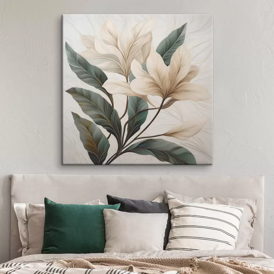 Картина Квіти з листям s47669