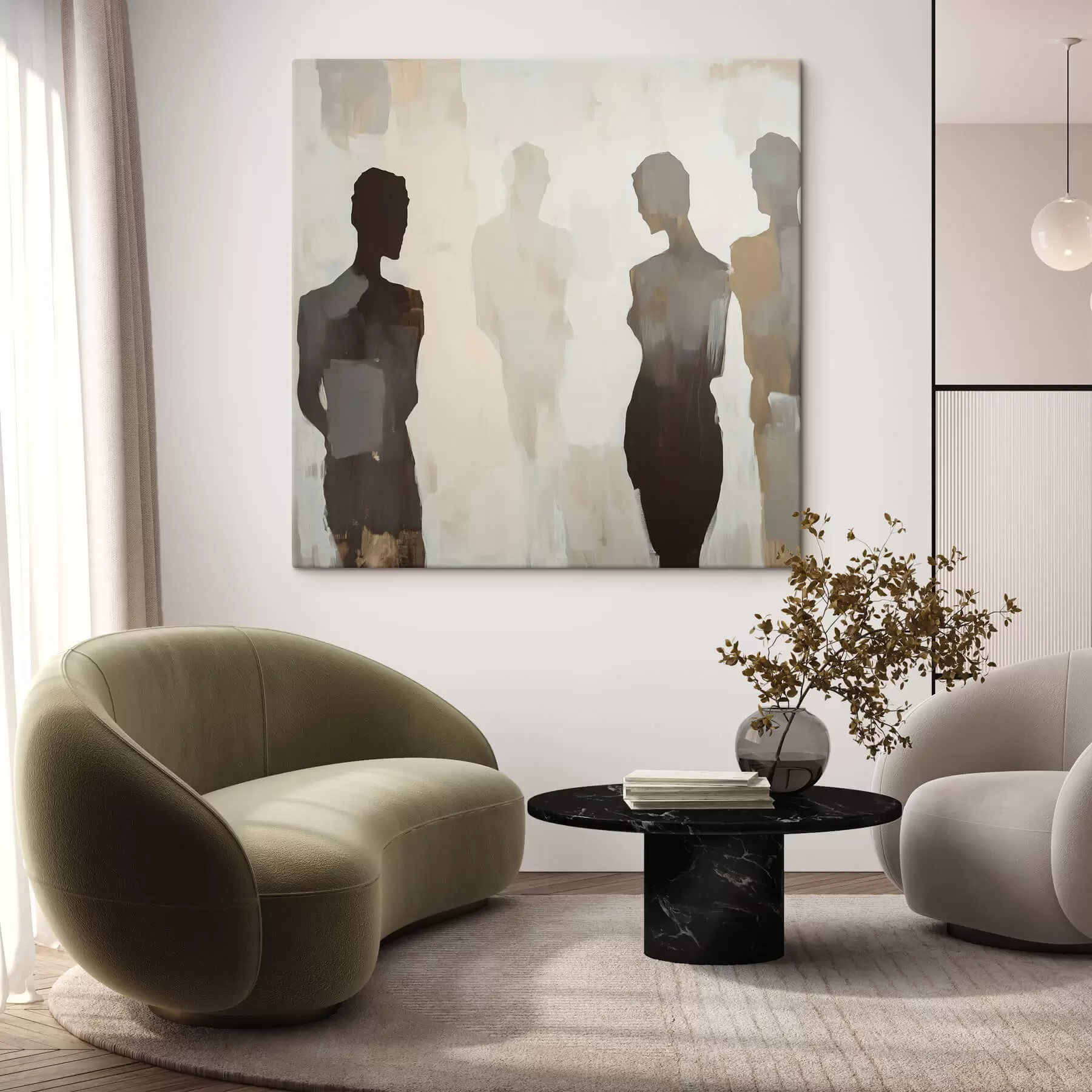 Картина Абстрактні силуети s47778