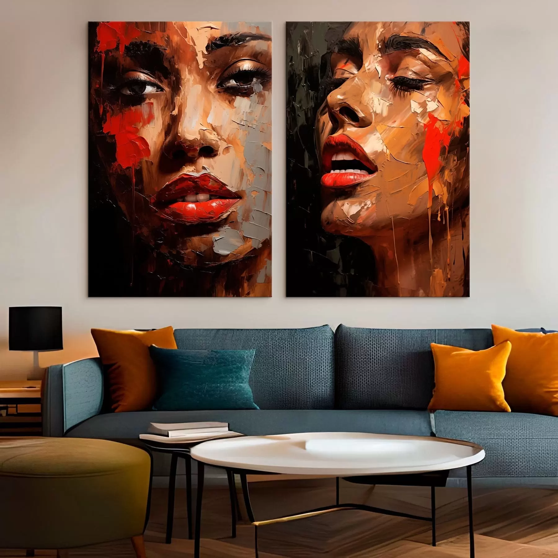 Картина Фрагментований погляд m01307