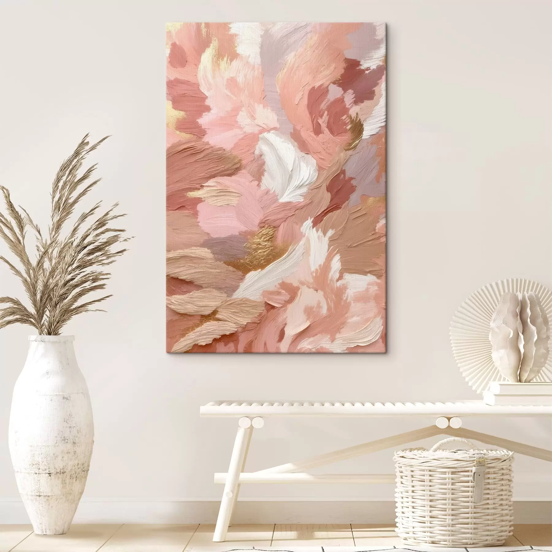 Картина Пастельні мазки в м'яких відтінках s47750