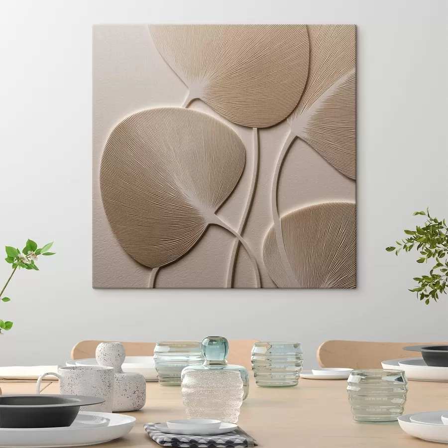 Картина Абстракт з листям s47795