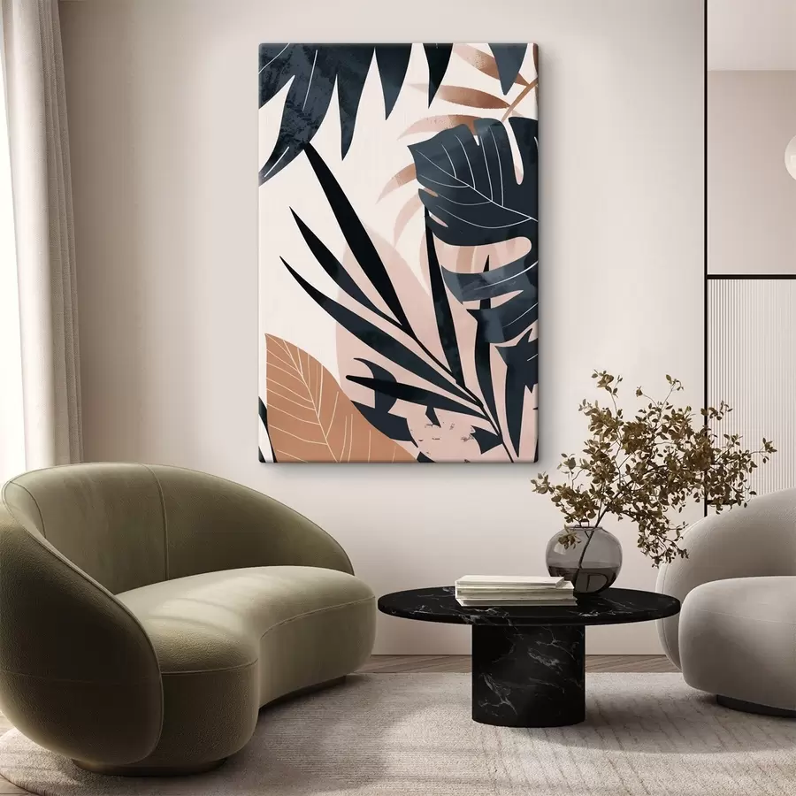 Картина Різноманітність тропічного листя s47822