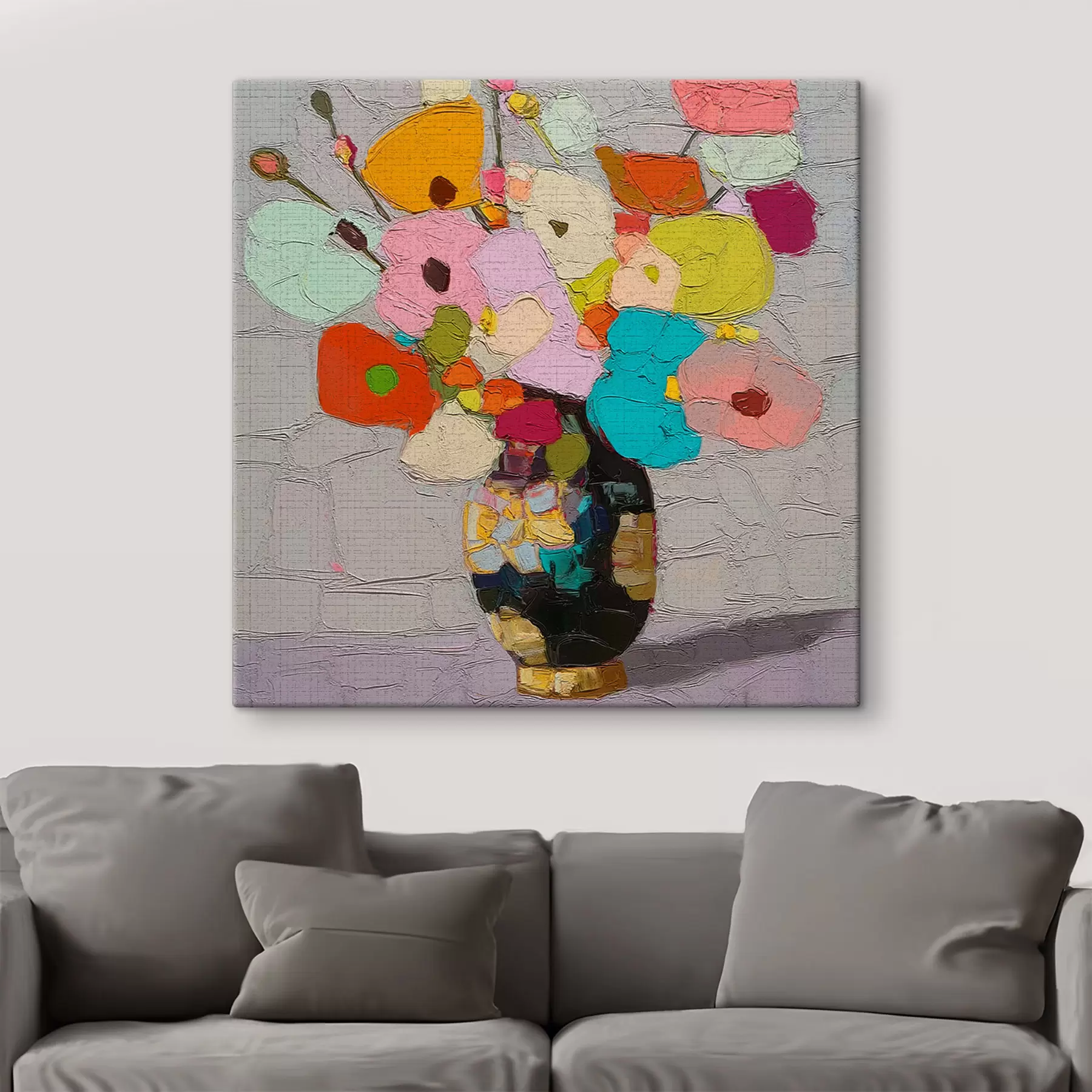 Картина Квіткова композиція у вазі s47827