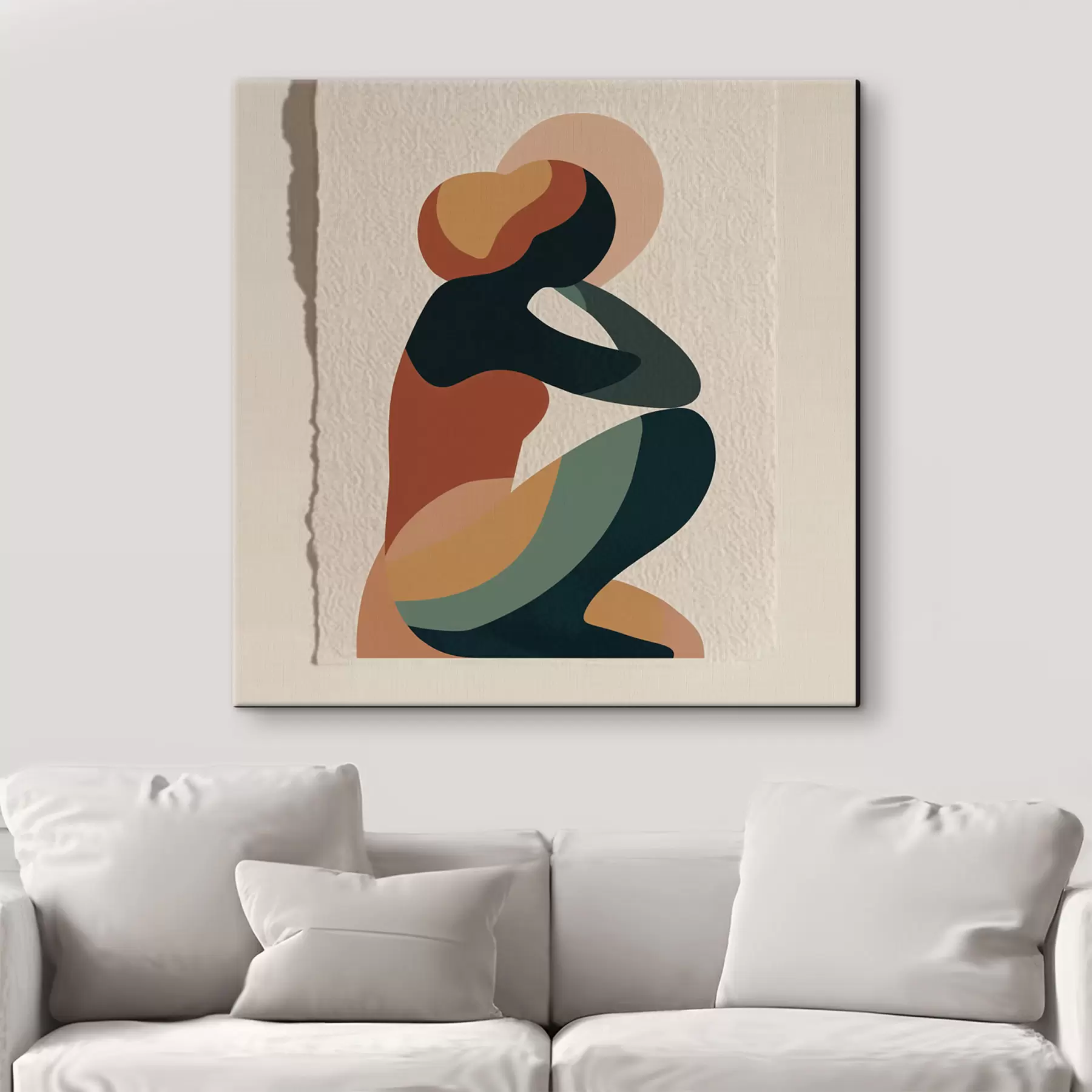 Картина Сидяча людська фігура s47840