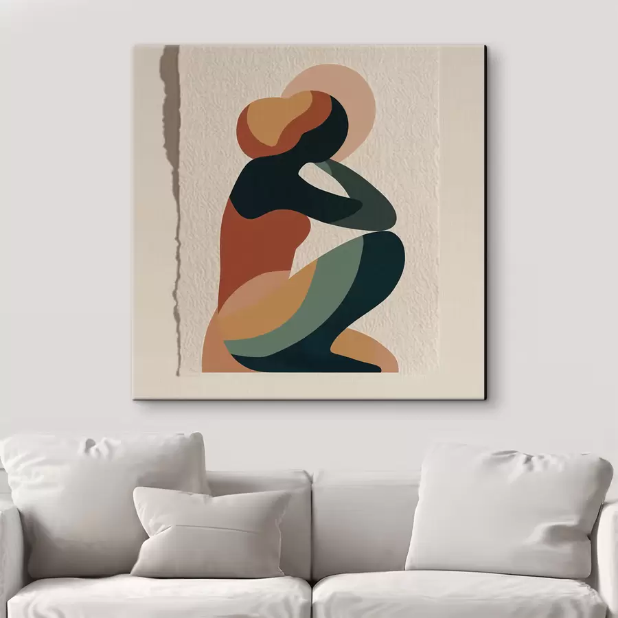 Картина Сидяча людська фігура s47840