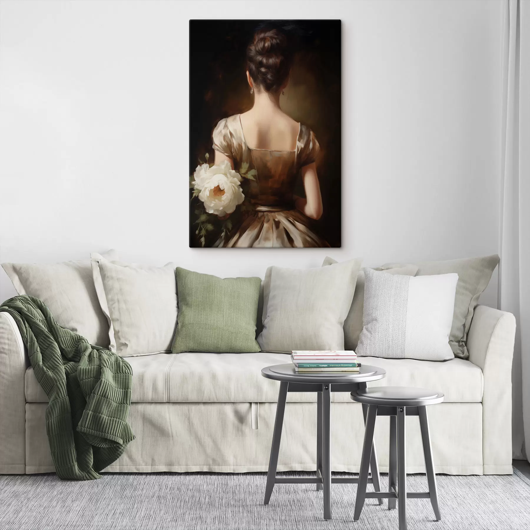 Картина Жіночий портрет зі спини s47921