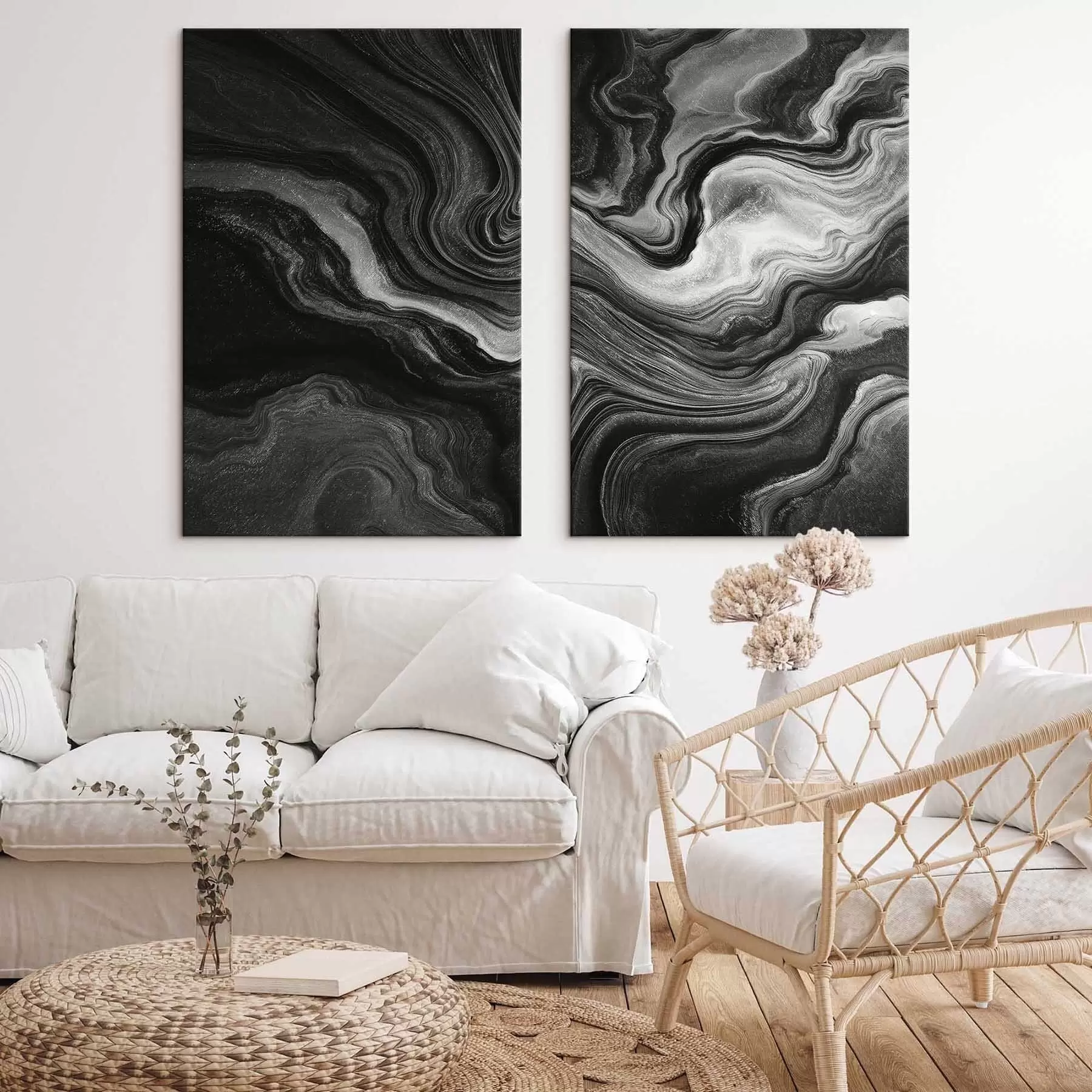 Картина Абстрактні плями, рідина m30045