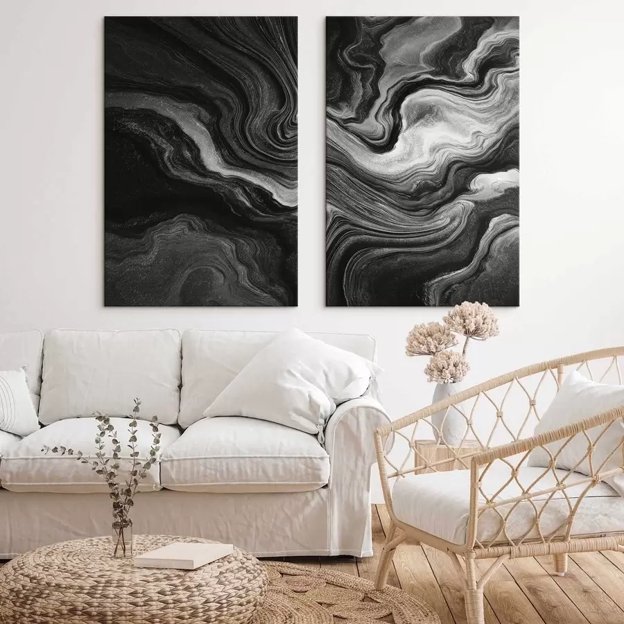 Картина Абстрактні плями, рідина m30045