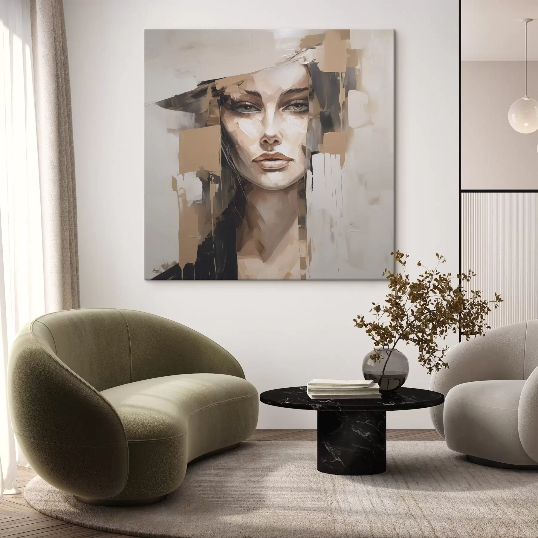 Картина Абстрактний портрет s48051