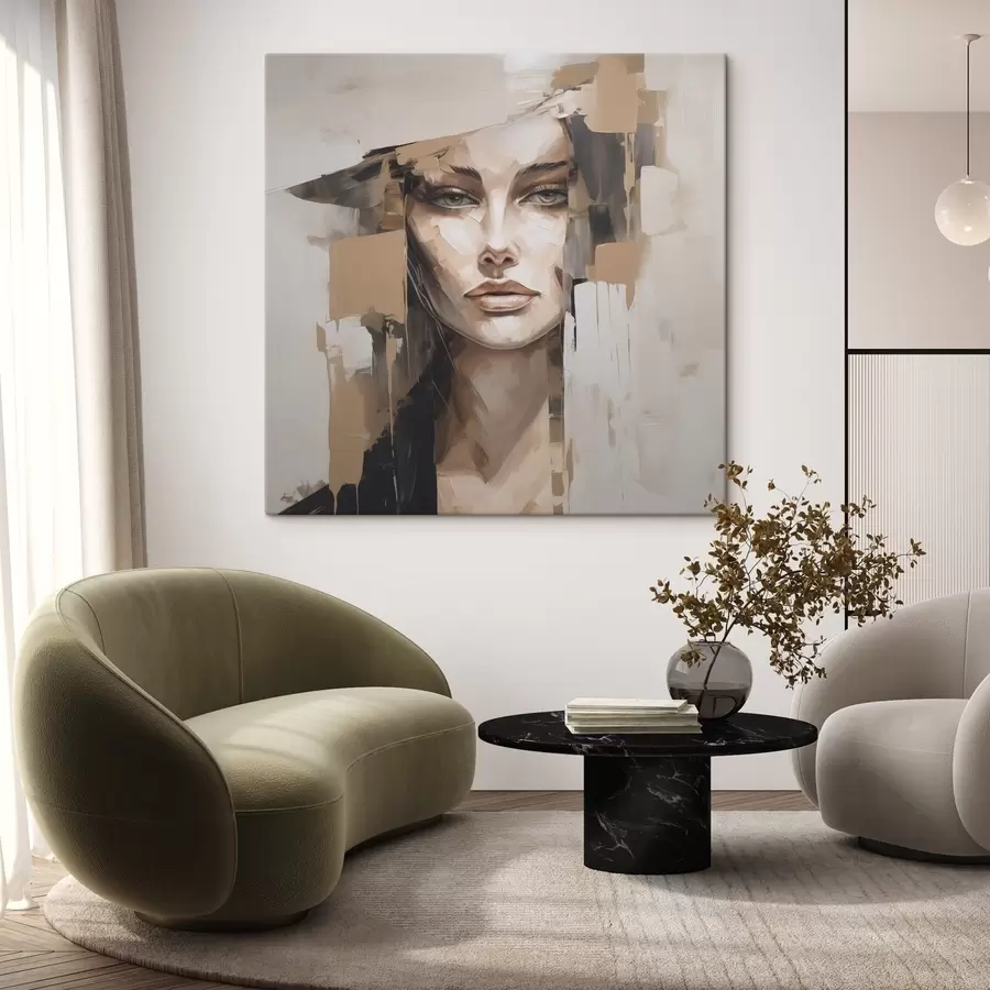 Картина Абстрактний портрет s48051