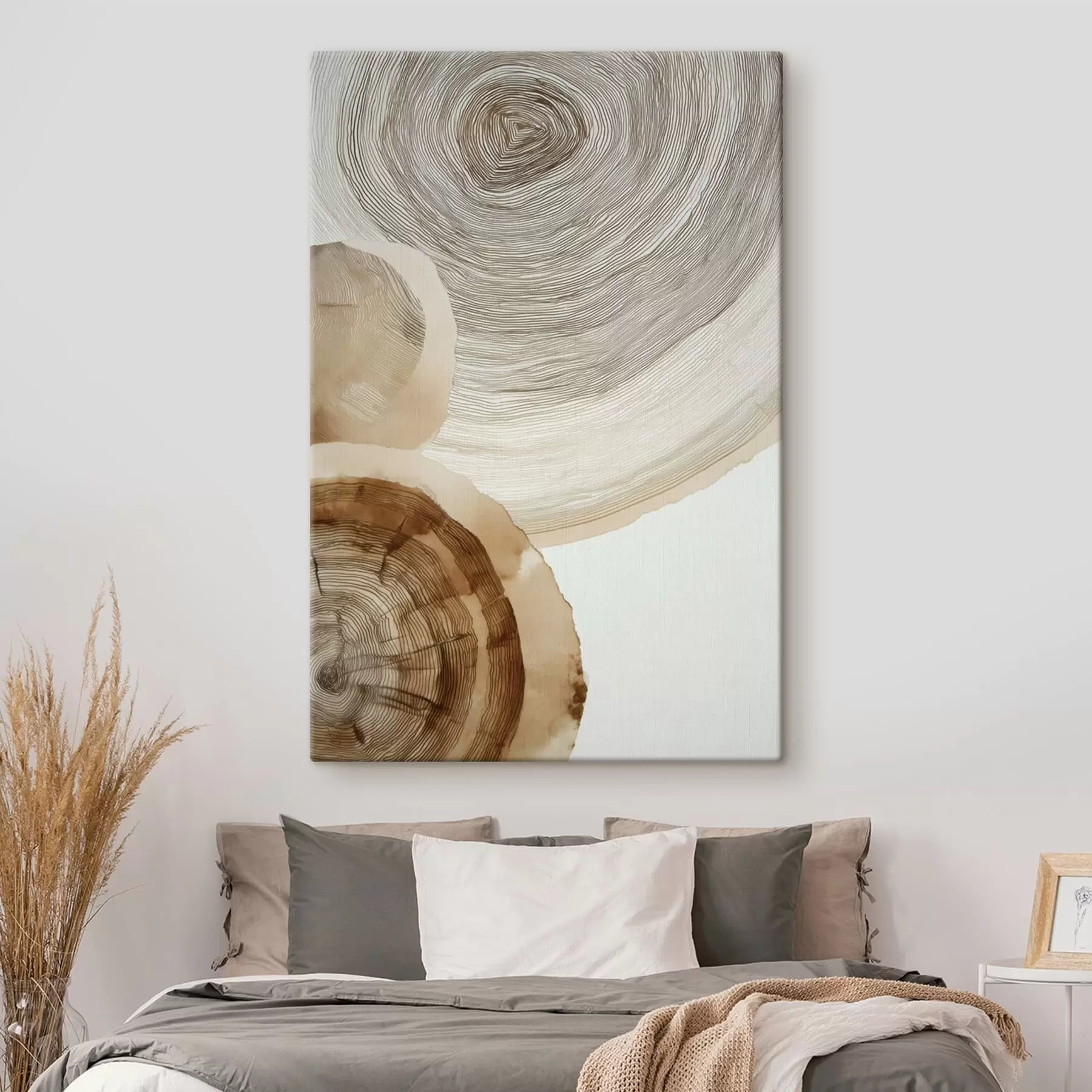 Картина абстрактні річні кільця дерев s47934