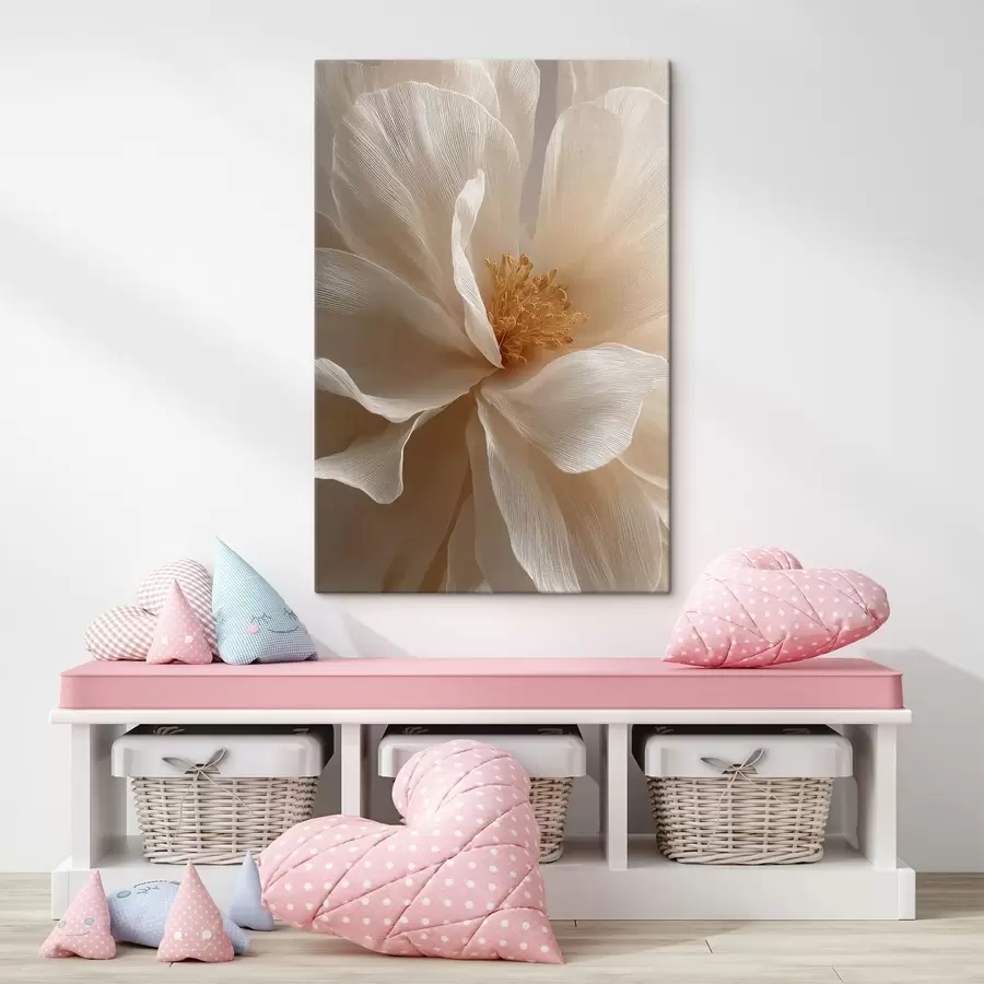 Картина макро квіткова композиція в теплих  тонах s48120