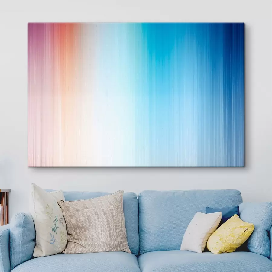 Картина Плавний перехід від теплих до синіх кольорів s48090