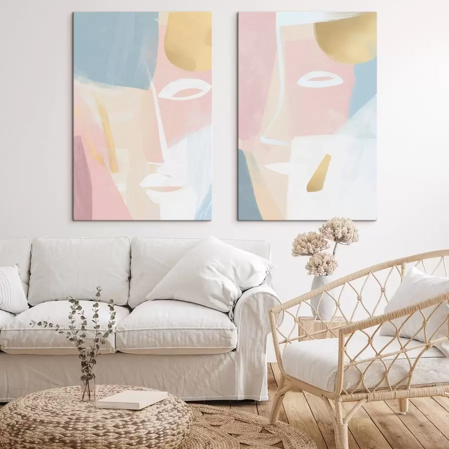 Картина Абстрактні обличчя m30063