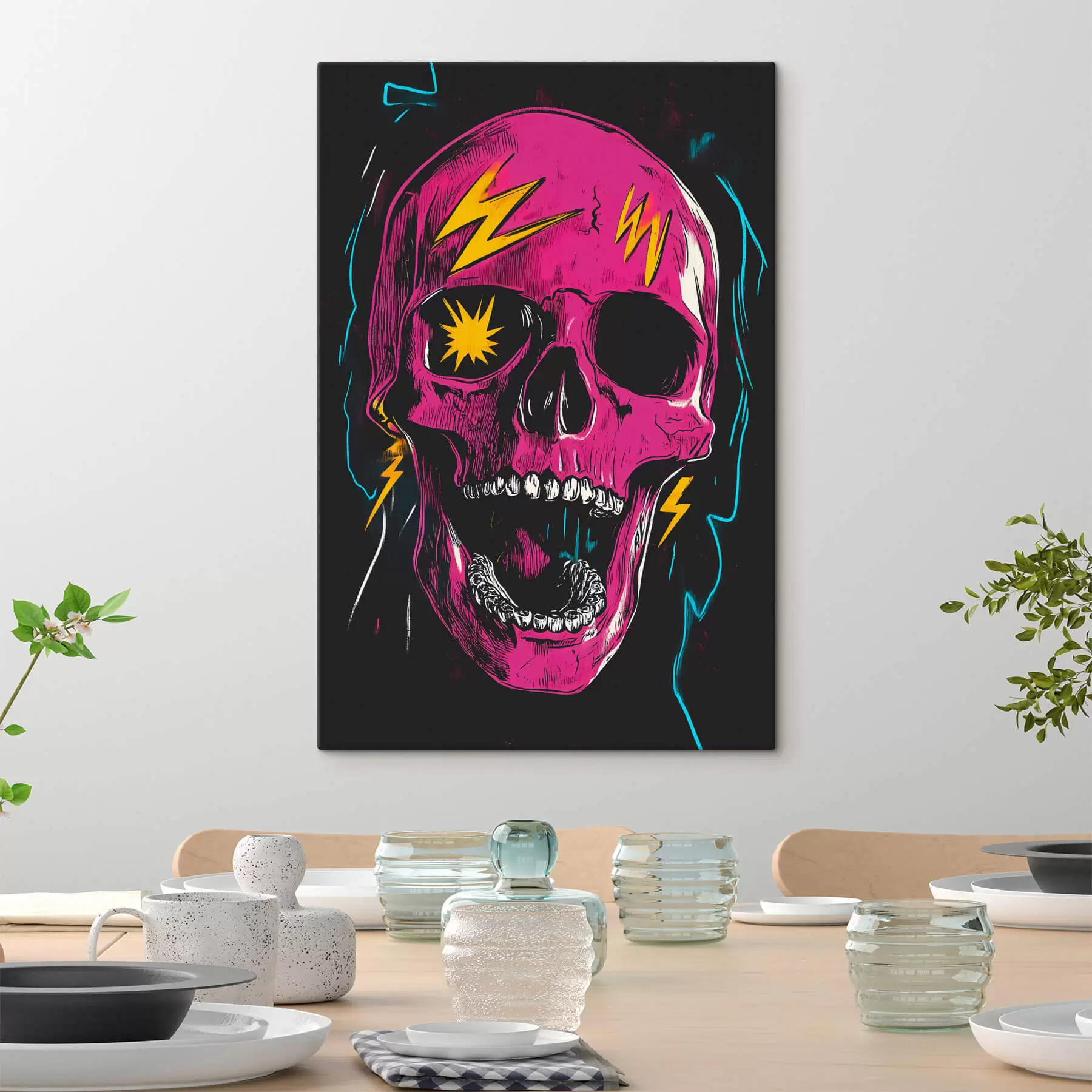 Картина Абстрактний череп s47781