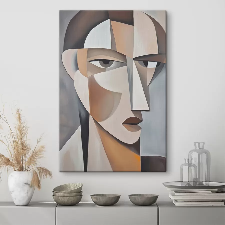 Картина Сучасний кубістичний портрет s48013