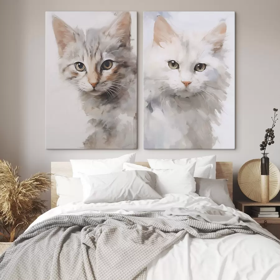 Картина Картина з імітацією кота m30119