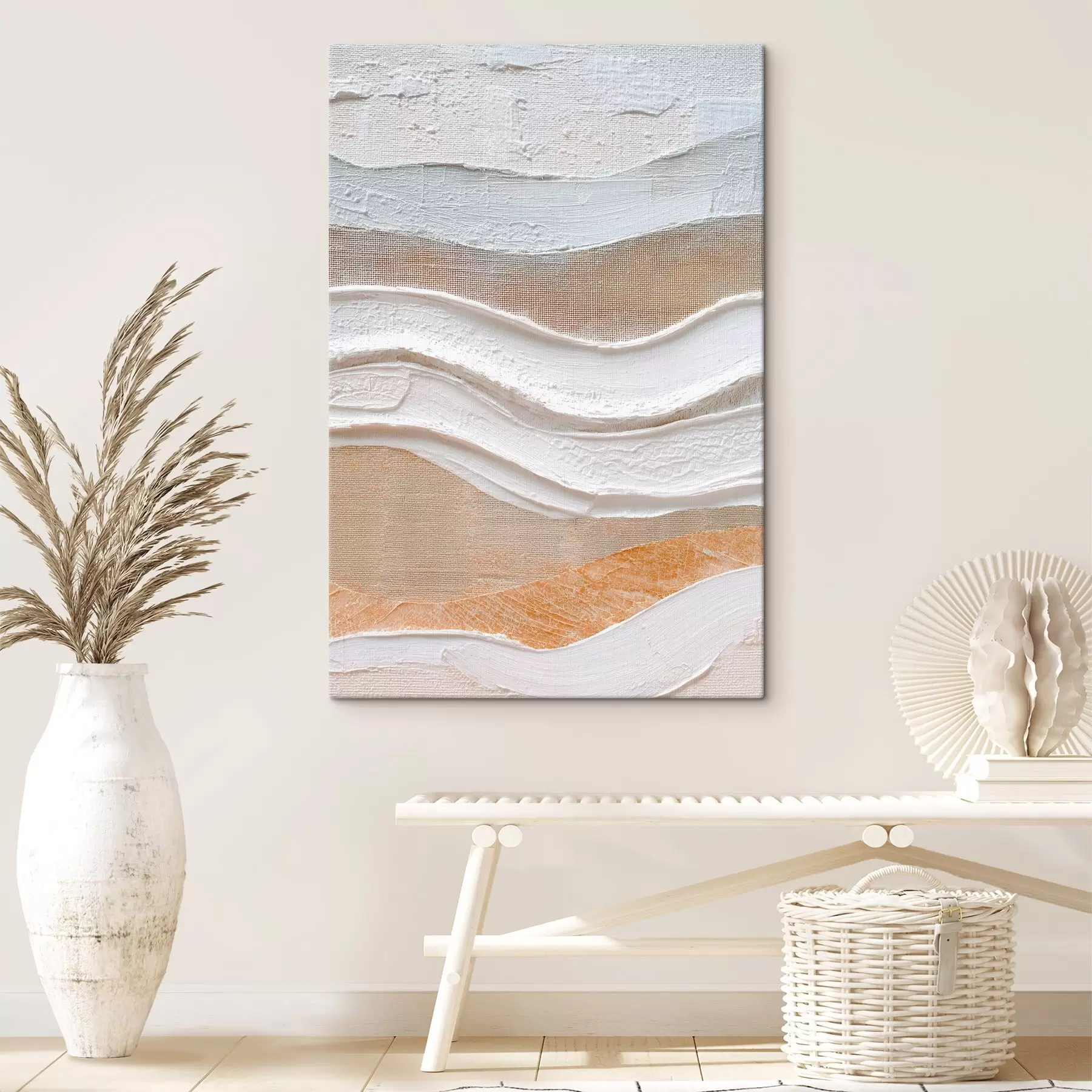 Картина Текстурована композиція з сміливими мазками в мінімалістичному стилі s47965