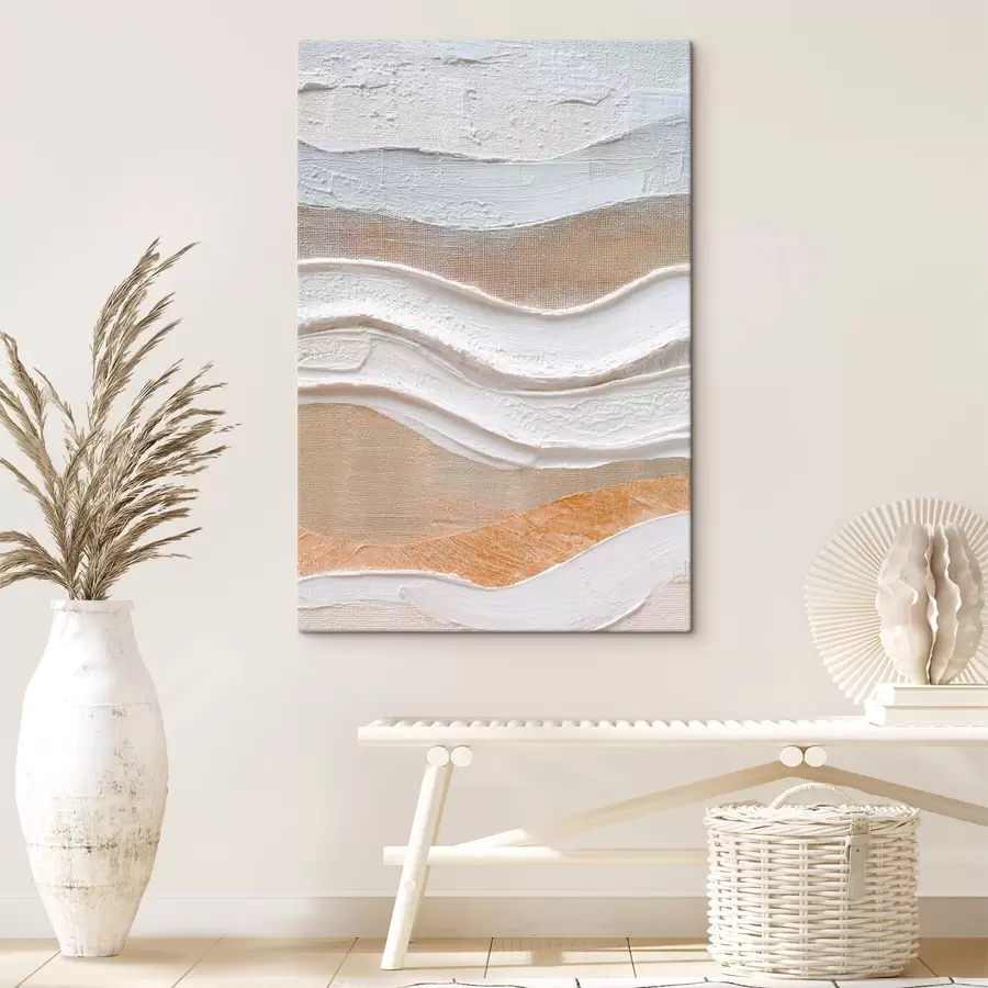 Картина Текстурована композиція з сміливими мазками в мінімалістичному стилі s47965