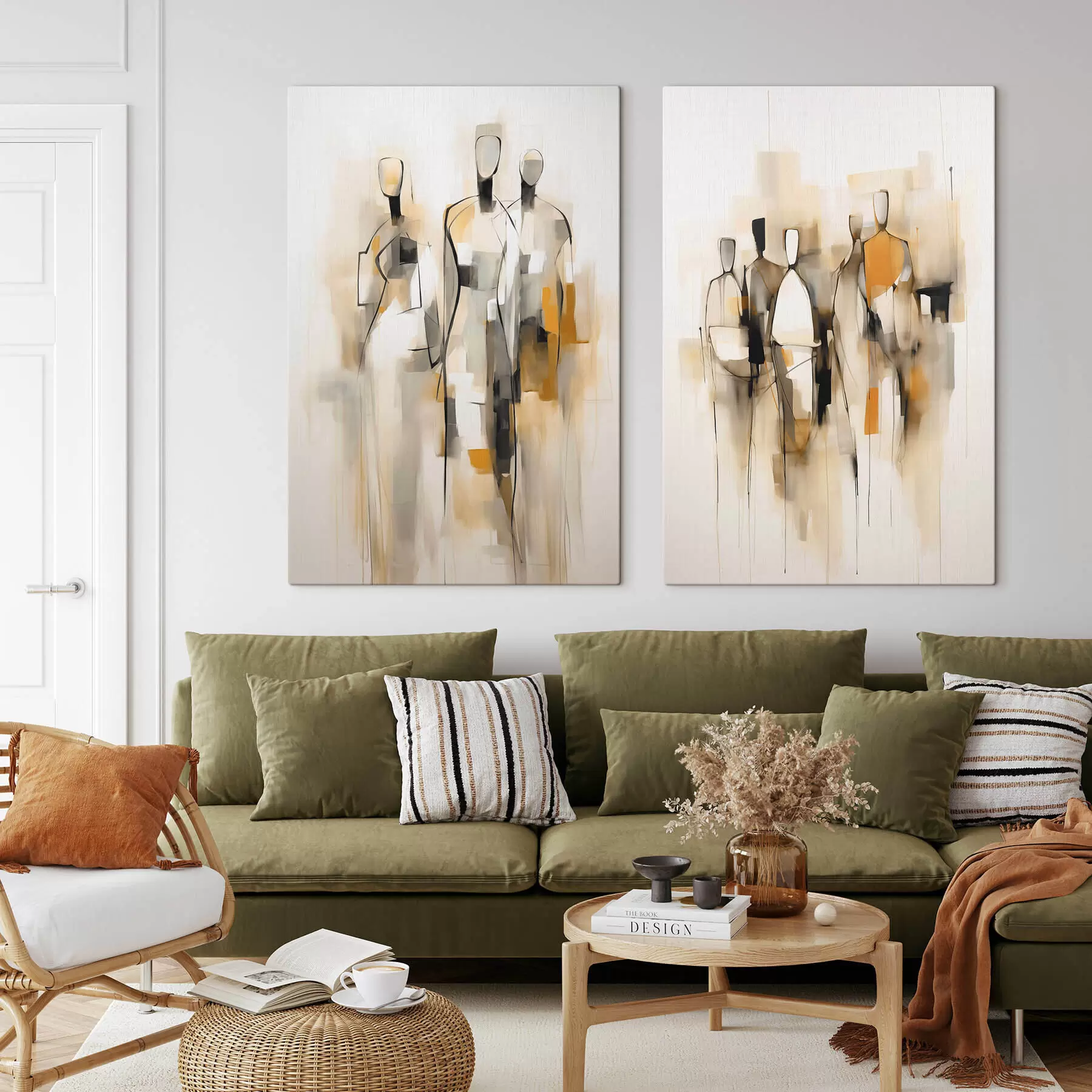 Картина Абстрактні силуети m30125