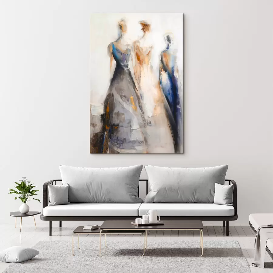 Картина Елегантні абстрактні жіночі силуети s48179