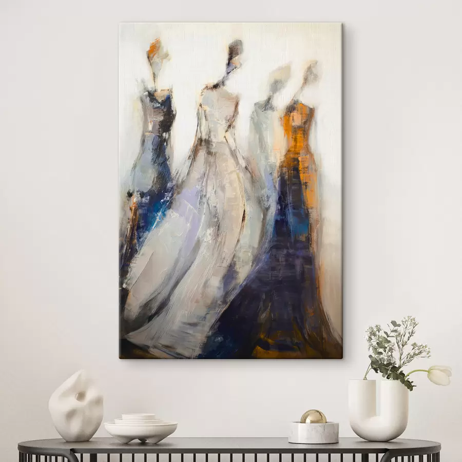 Картина Елегантні абстрактні жіночі силуети s48180