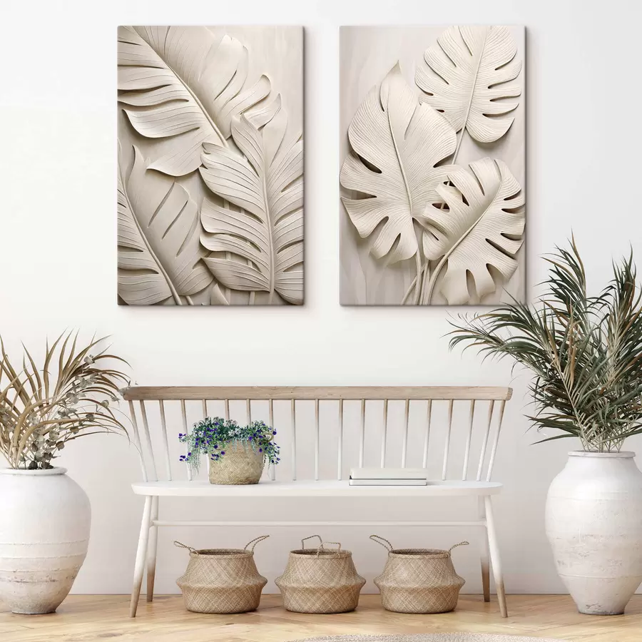 Картина Листя монстери m30159