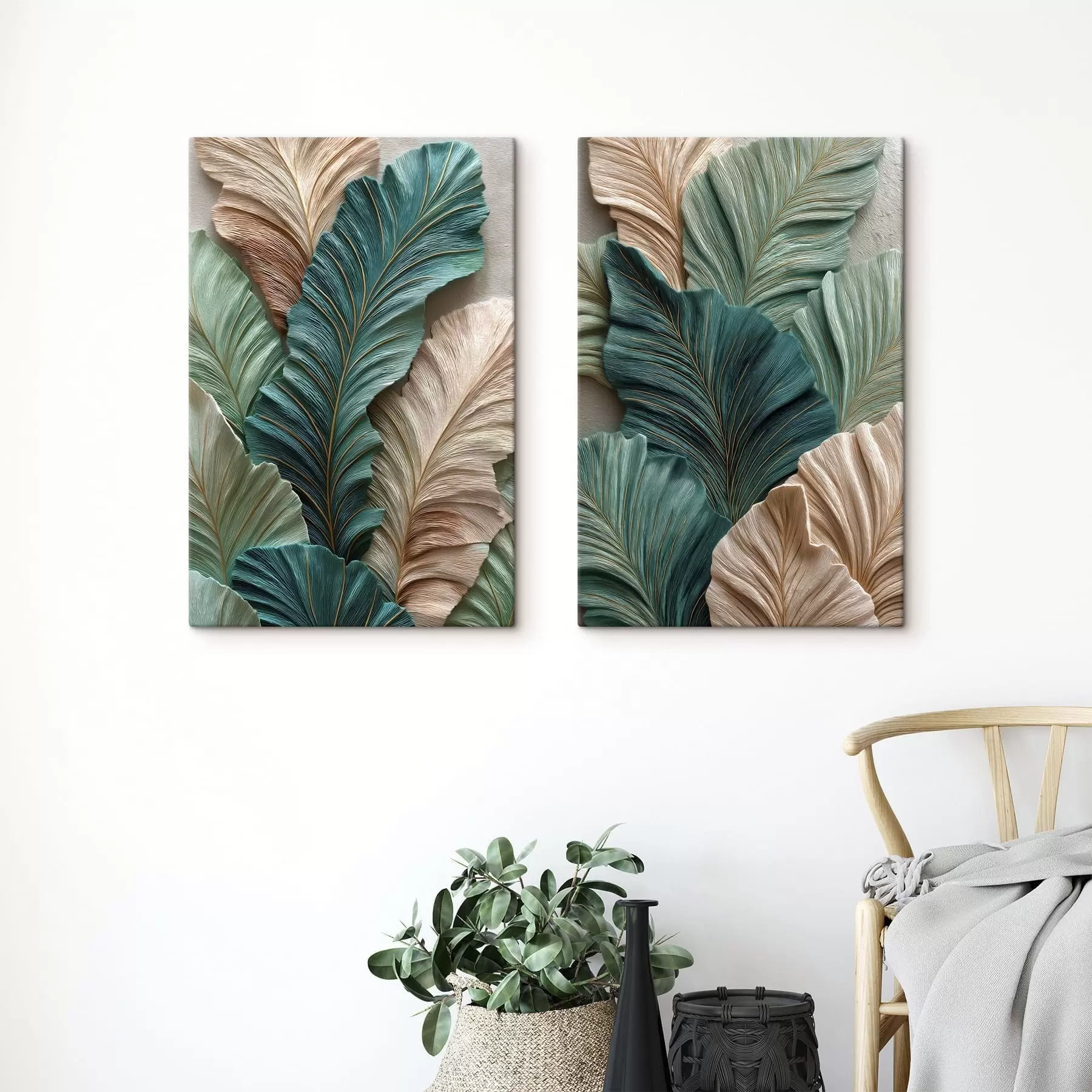 Картина листя m30163