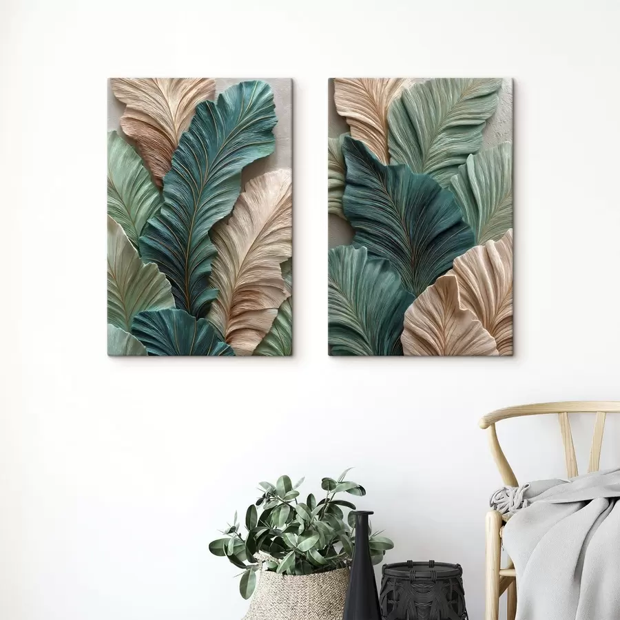 Картина листя m30163