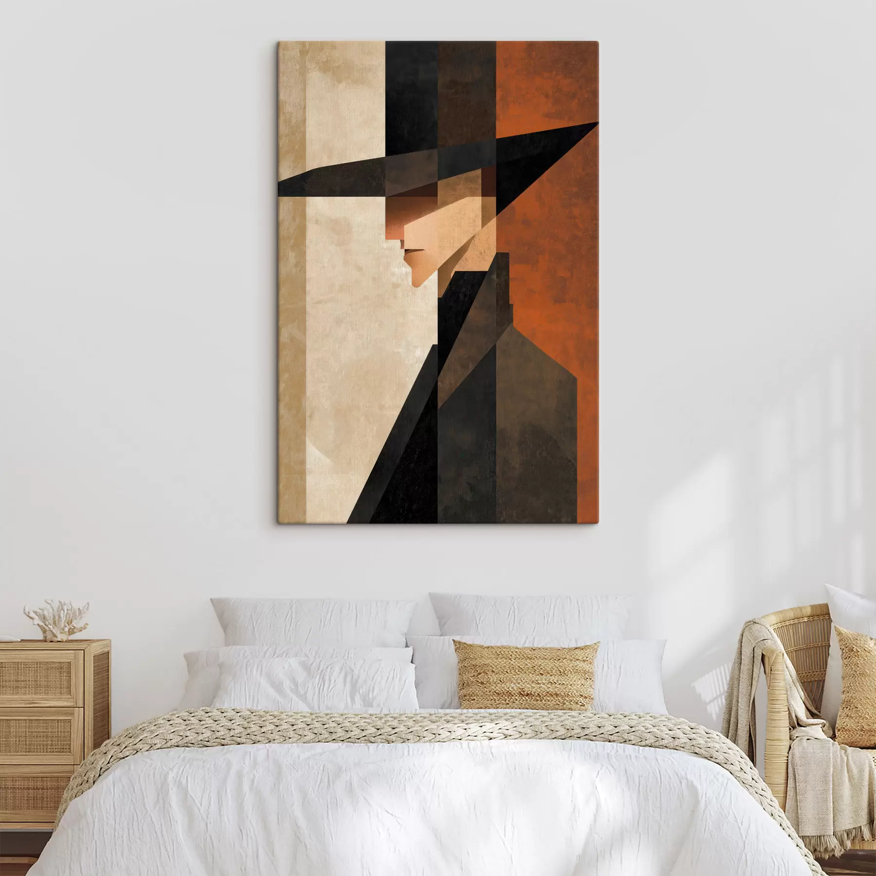 Картина Геометричний абстрактний портрет s48230