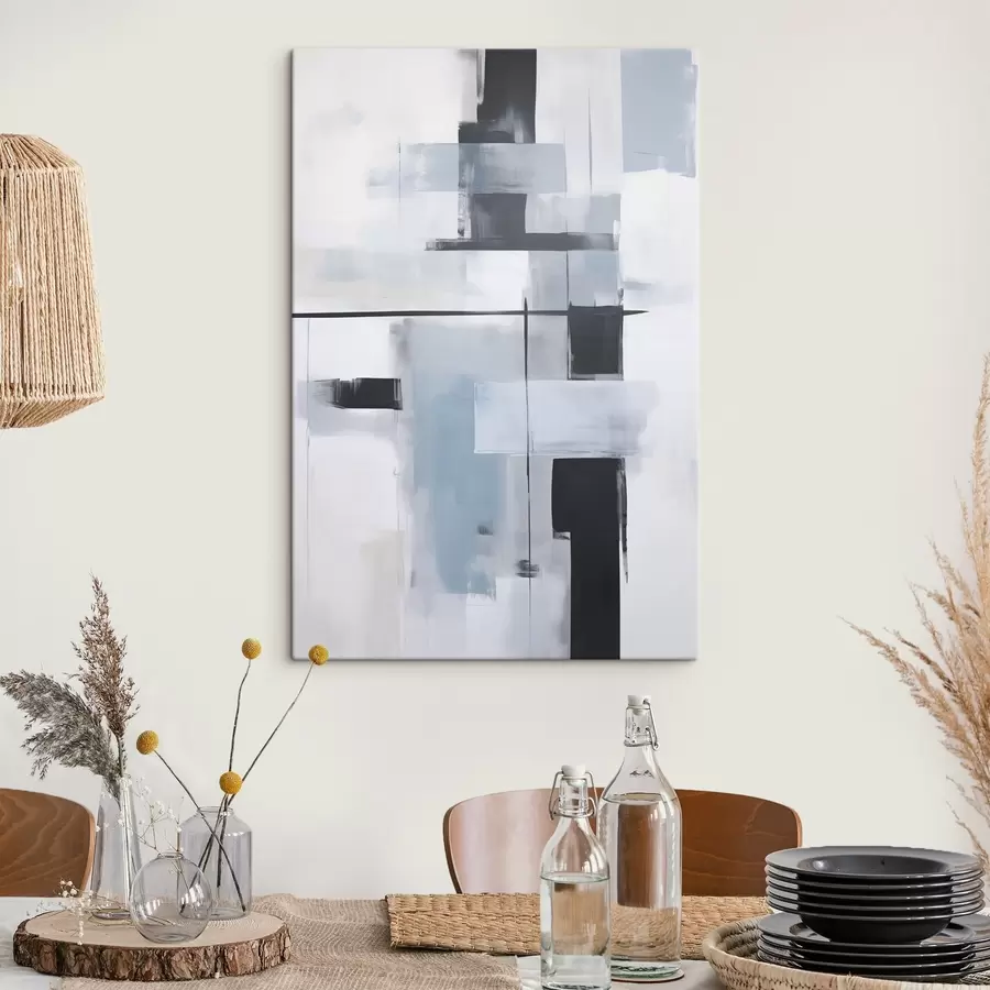 Картина Сучасна абстракція, що імітує живопис s48261