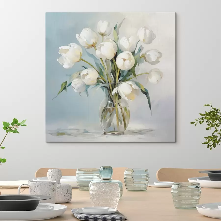 Картина Тюльпани у вазі з імітацією картини s48266