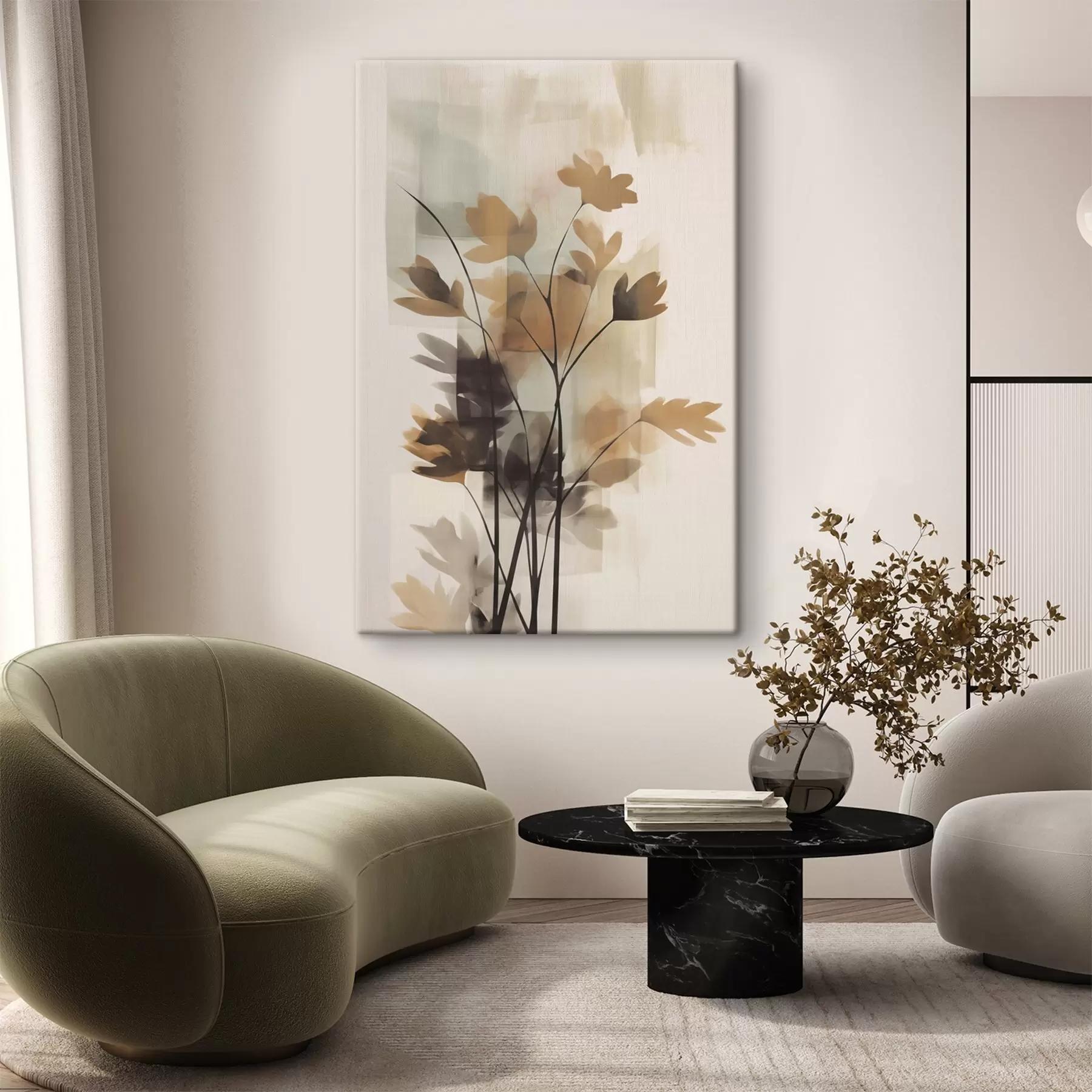 Картина Абстрактна рослинність s48268