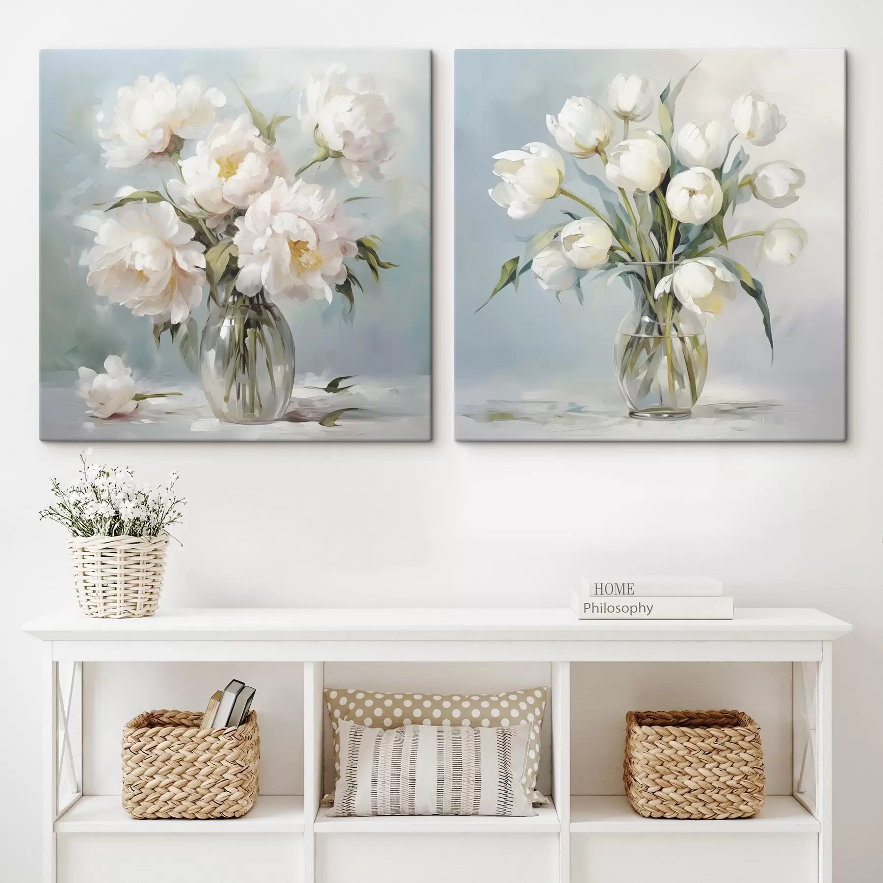 Картина Букет квітів у вазі, імітація картини m30167