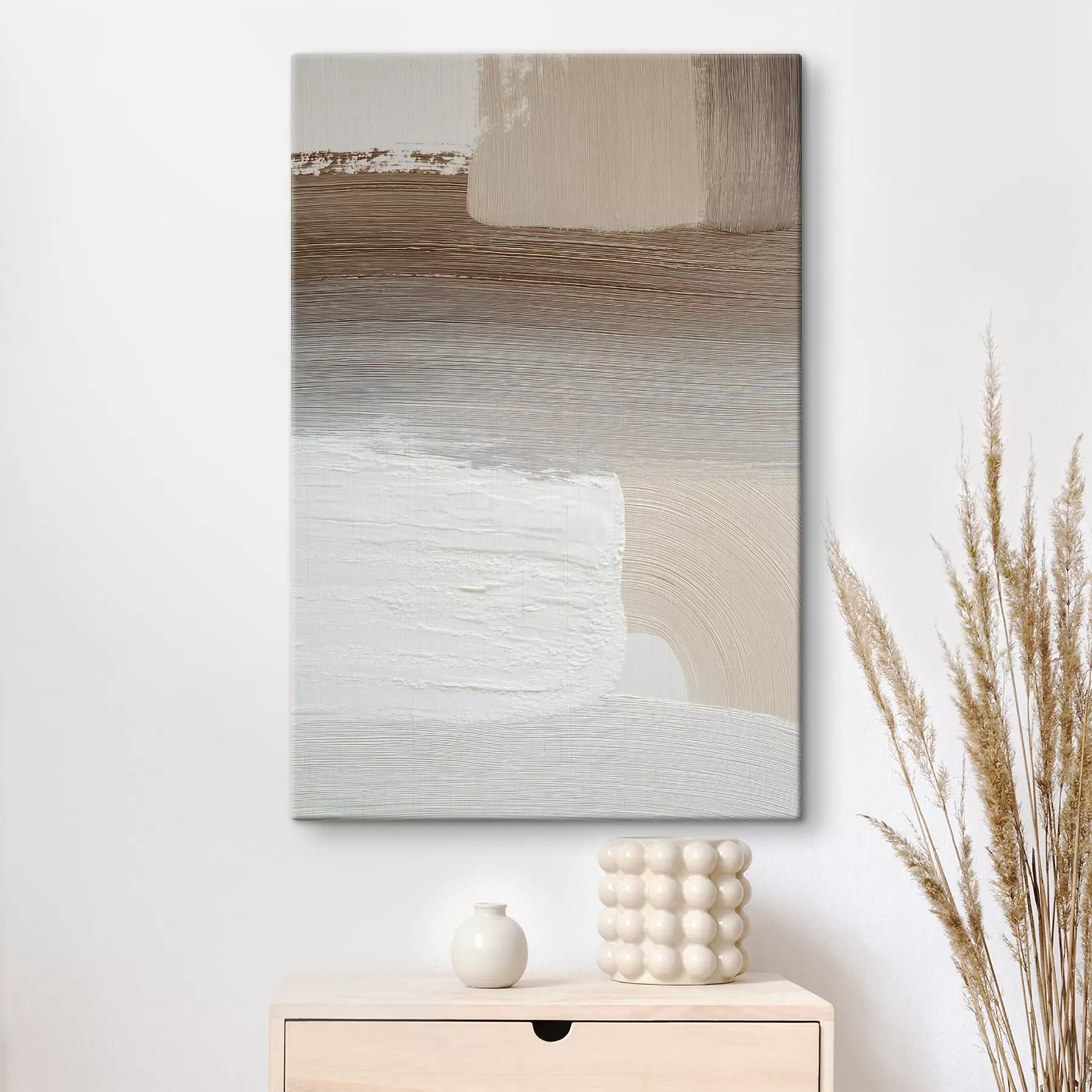 Картина широкі абстрактні мазки s48295