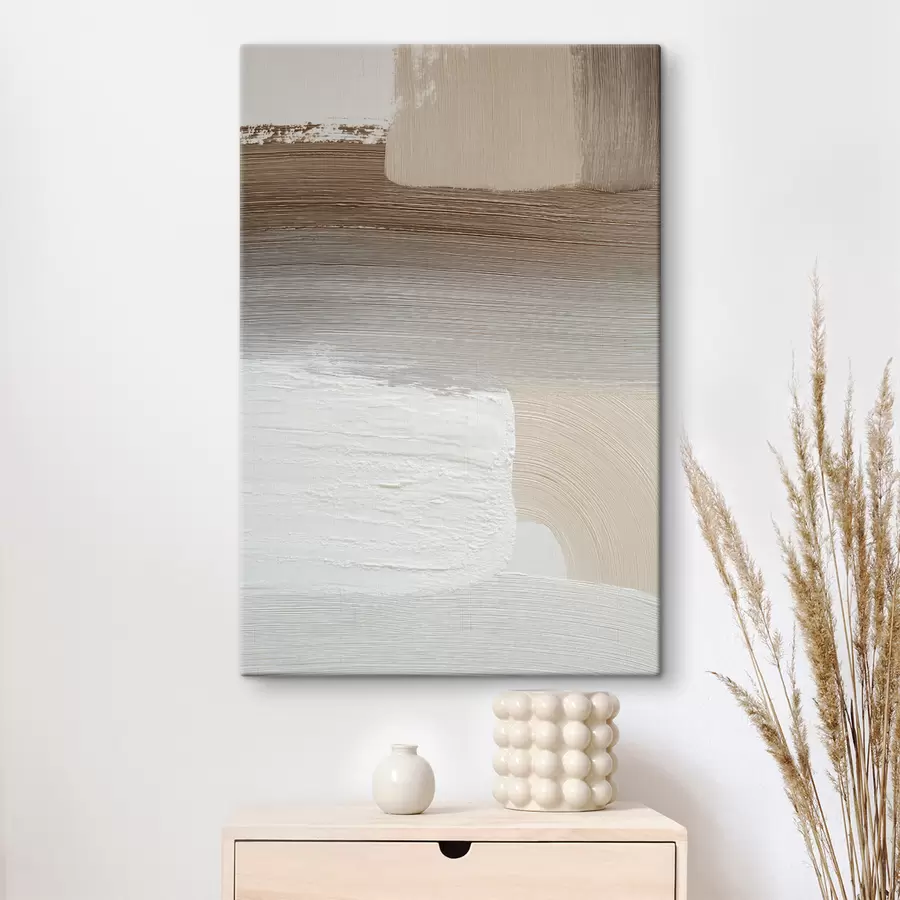 Картина широкі абстрактні мазки s48295