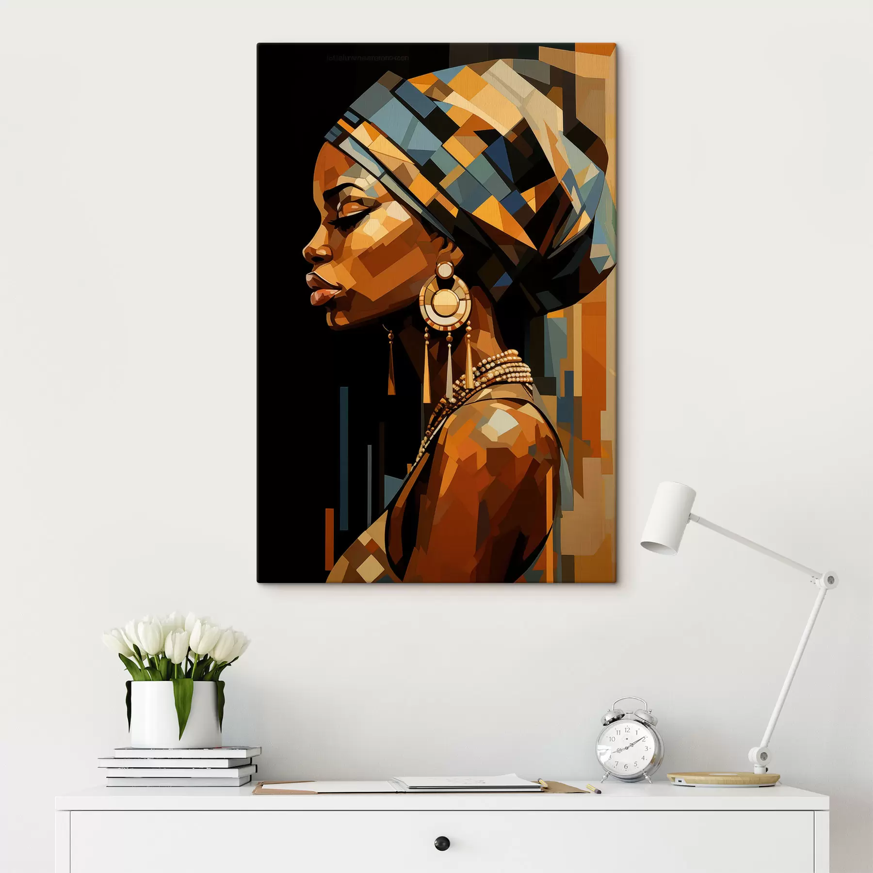 Картина Абстрактний портрет жінки s48299