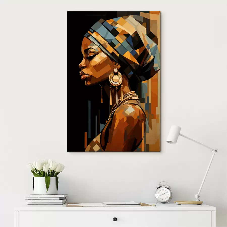 Картина Абстрактний портрет жінки s48299