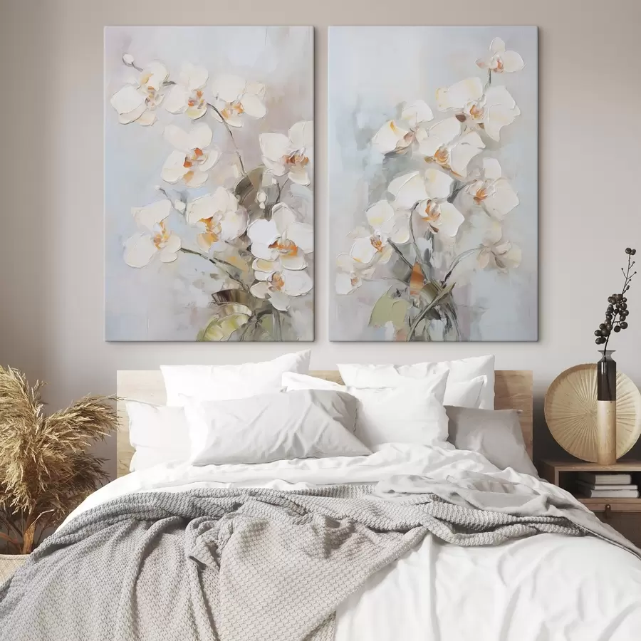 Картина Імітація живопису орхідей m30187