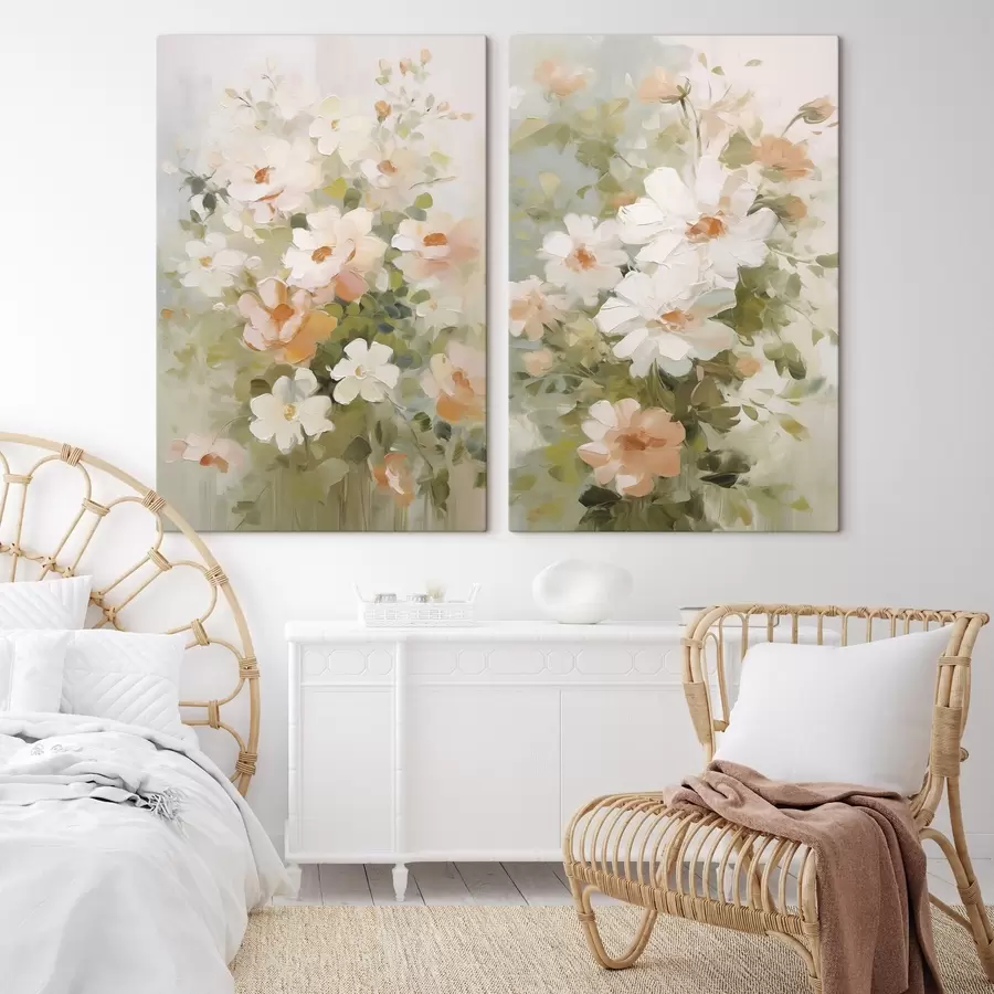 Картина Розпис з імітацією квітів m30188