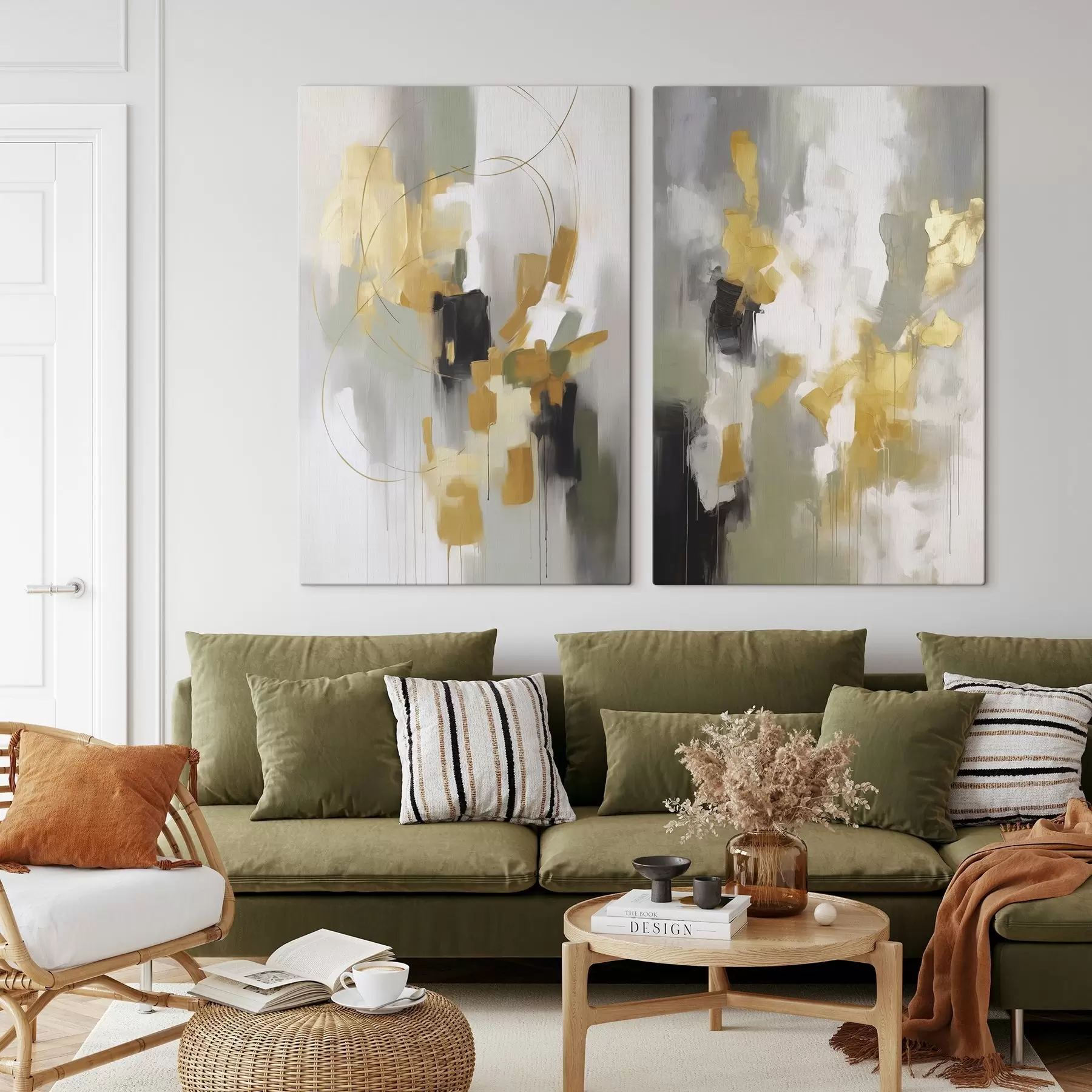 Картина Абстрактна імітація живопису m30189