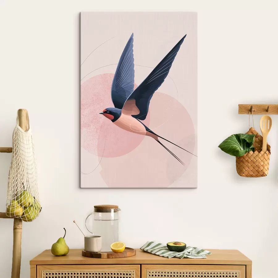 Картина Силует птаха в польоті s48456