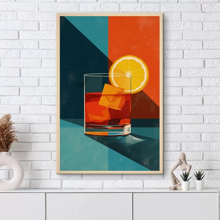 Картина Склянка для віскі з цитрусовими s48468