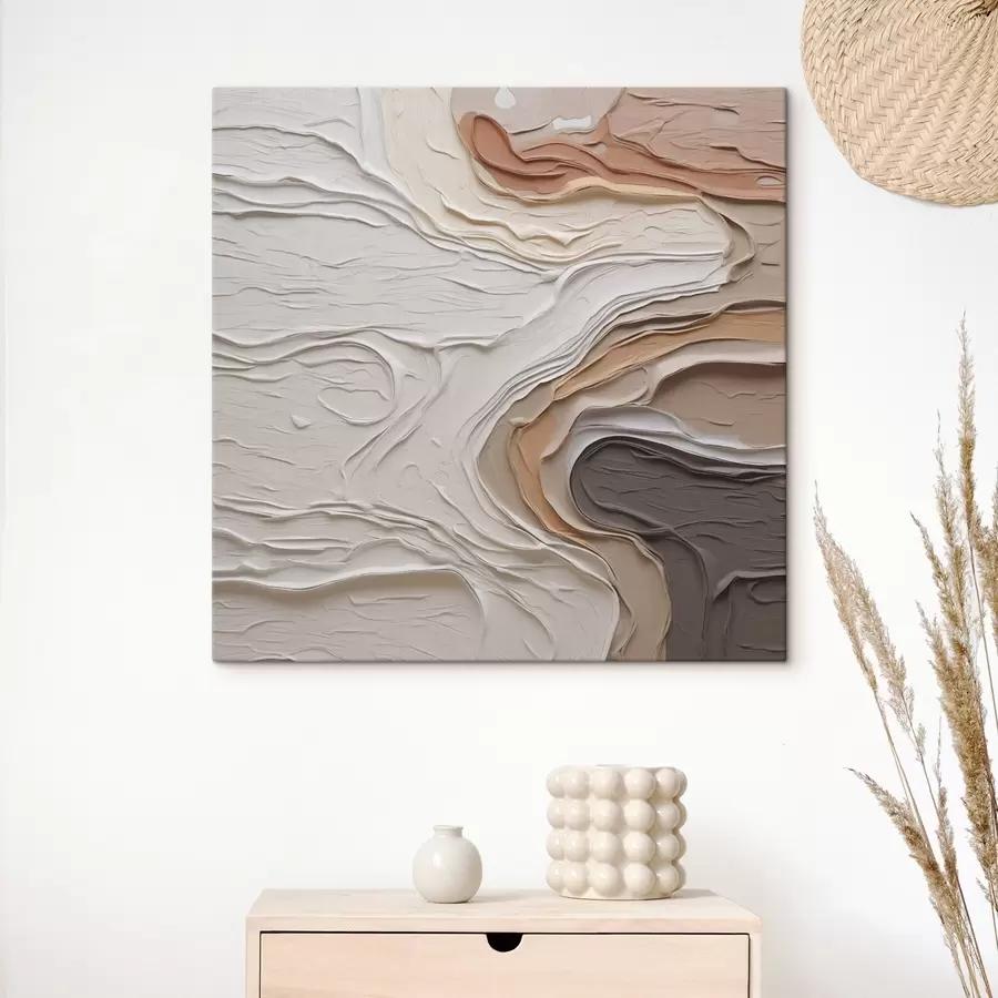 Картина Абстрактна композиція, імітація живопису s48507