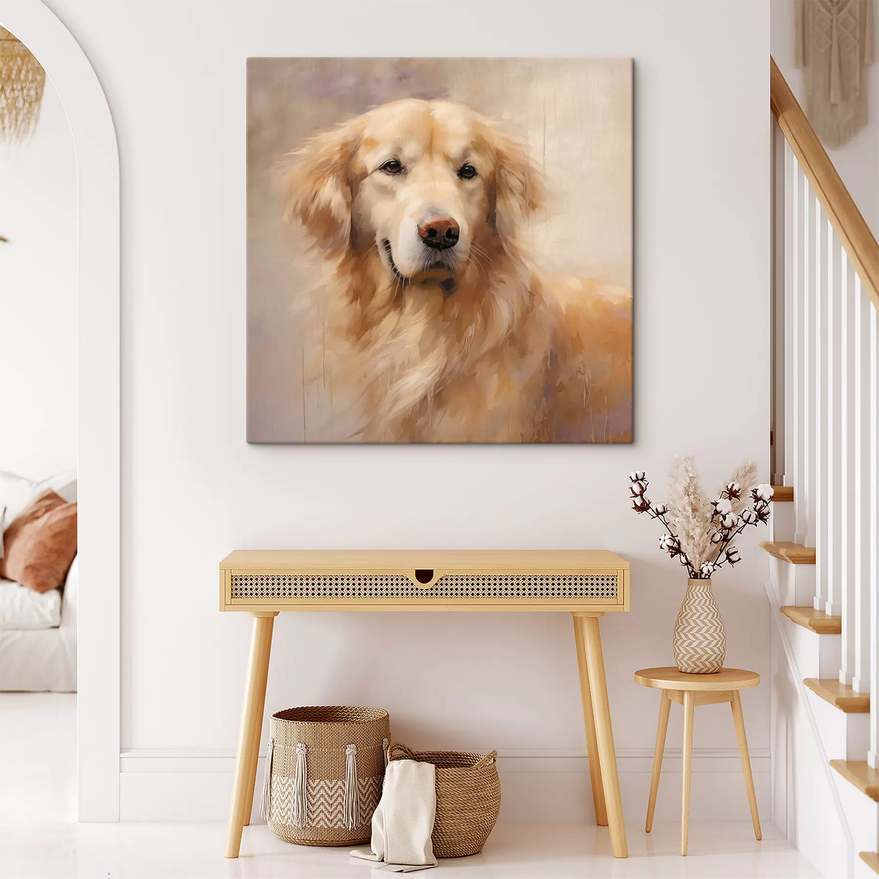 Картина Портрет собаки породи ретривер s48222