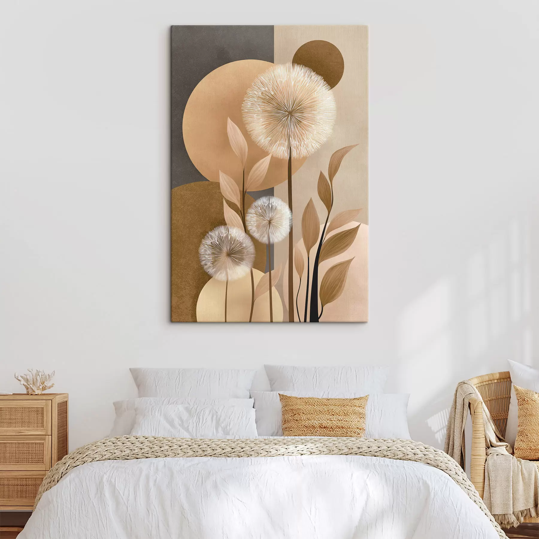 Картина Абстракція з кульбабами s48283