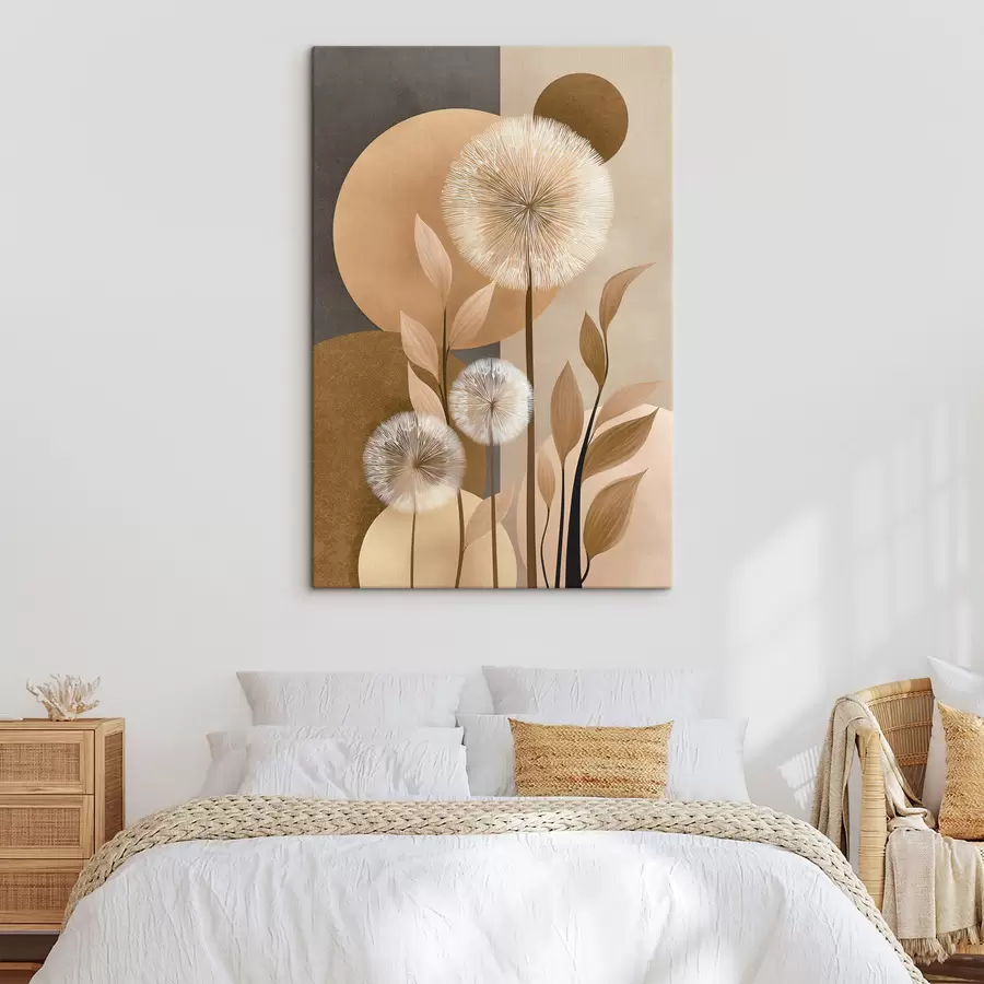 Картина Абстракція з кульбабами s48283